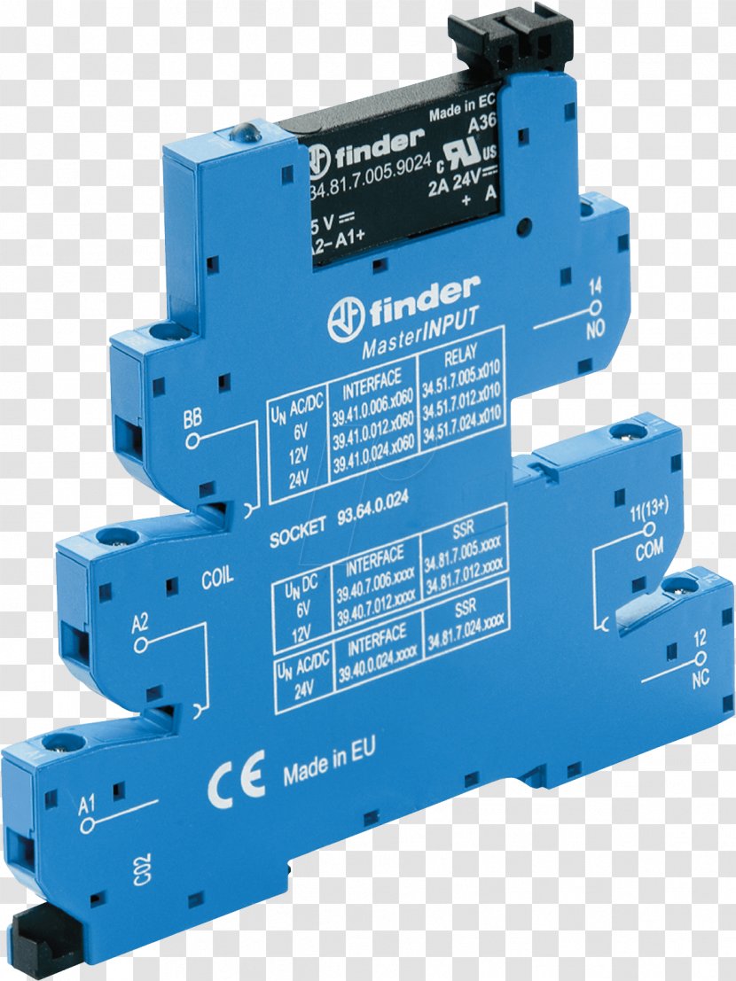 Solid-state Relay Electronics DIN Rail Electrical Switches - Electric Potential Difference - Solidstate Transparent PNG