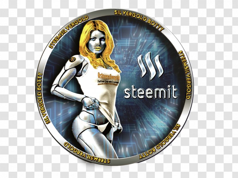 Steemit Voting Steam Logo Coin - Work Of Art - Robot Transparent PNG