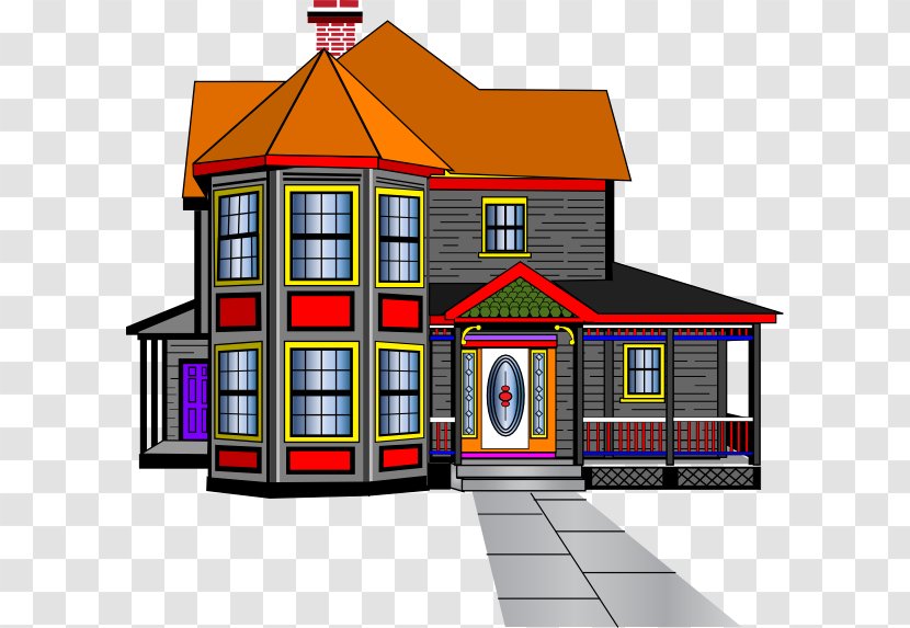 House Clip Art - Real Estate - On Fire Clipart Transparent PNG