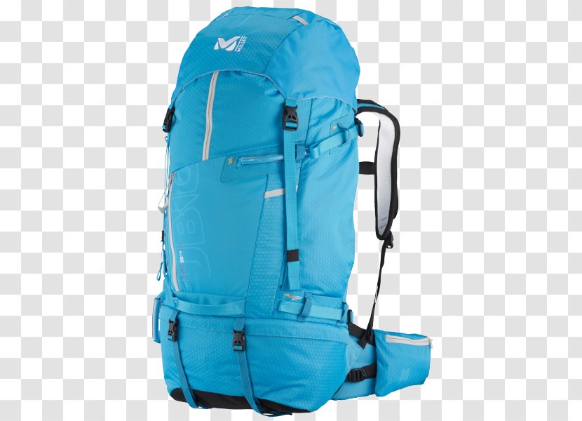 Backpack Millet Hiking Bag Travel Pack - Cobalt Blue Transparent PNG