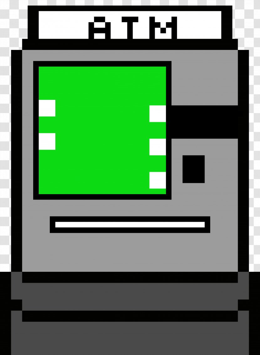 Pixel Art Logo - Diebold Nixdorf - Rectangle Green Transparent PNG