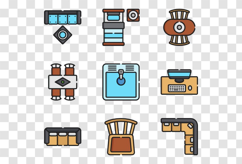 Share Icon Clip Art - Technology - Top View Furniture Kitchen Sink Transparent PNG