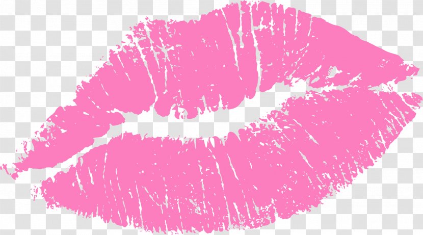 Lip Euclidean Vector Kiss - Watercolor - Purple Romantic Lips Transparent PNG