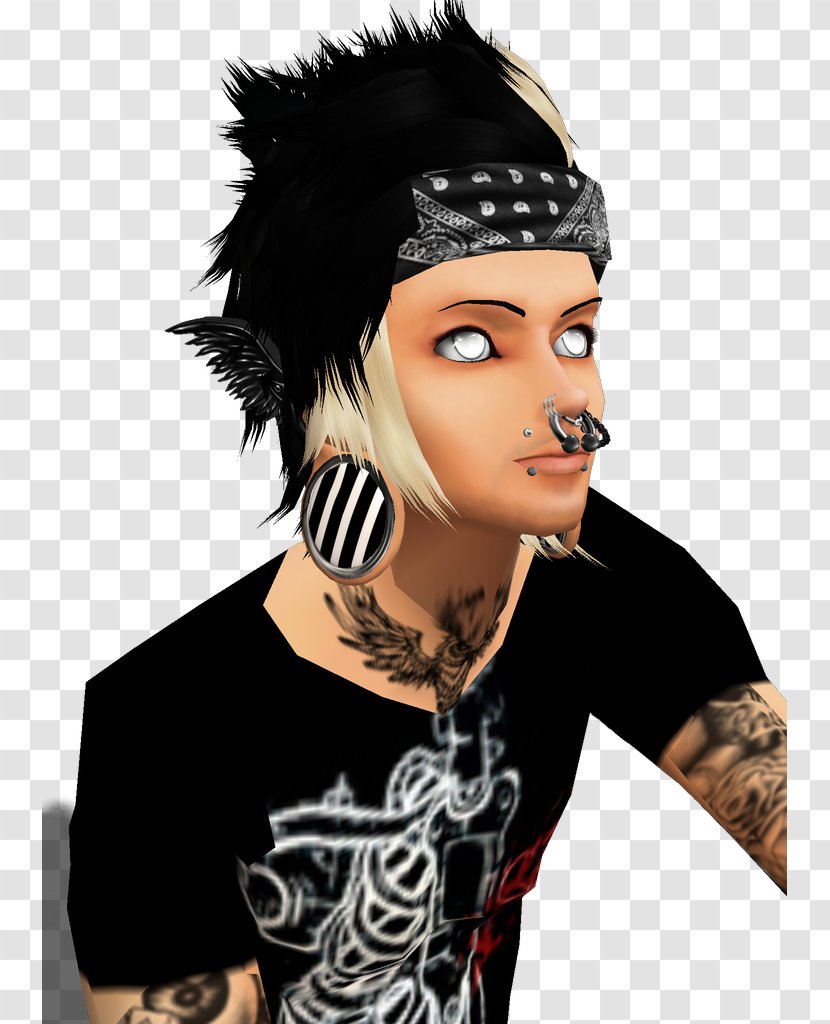 Headgear Eyebrow - Punk Fashion - Messege Transparent PNG