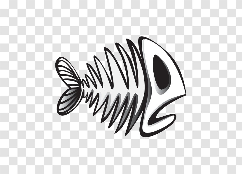 Fish Bone Skeleton Drawing - Symbol Transparent PNG