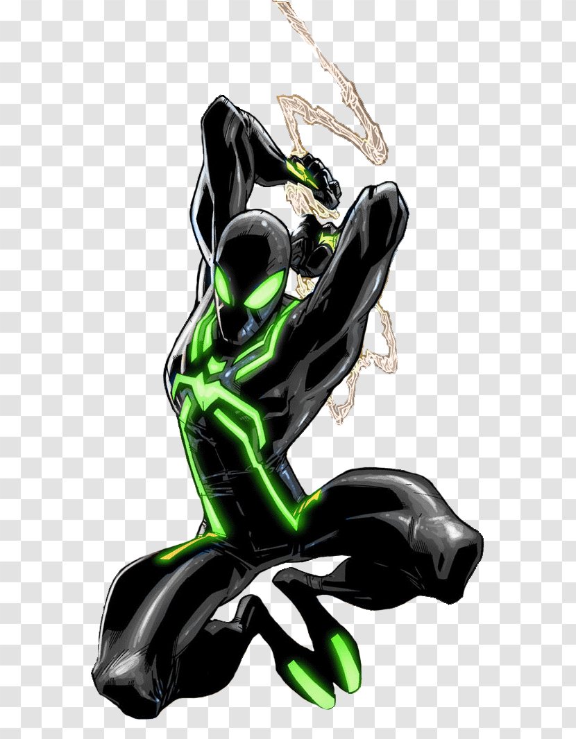 Spider-Man: Big Time Venom Miles Morales Comic Book - Suit - Dark Transparent PNG