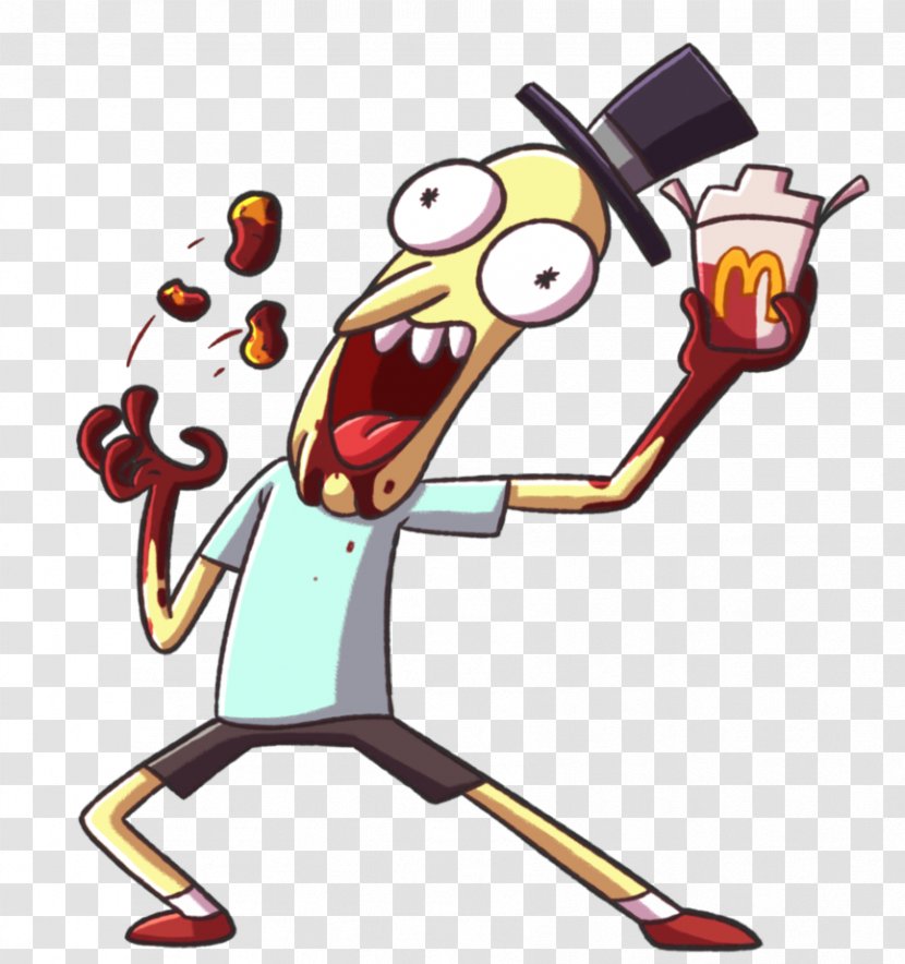 Rick Sanchez Morty Smith Art McDonald's Chicken McNuggets Clip - Mr Transparent PNG