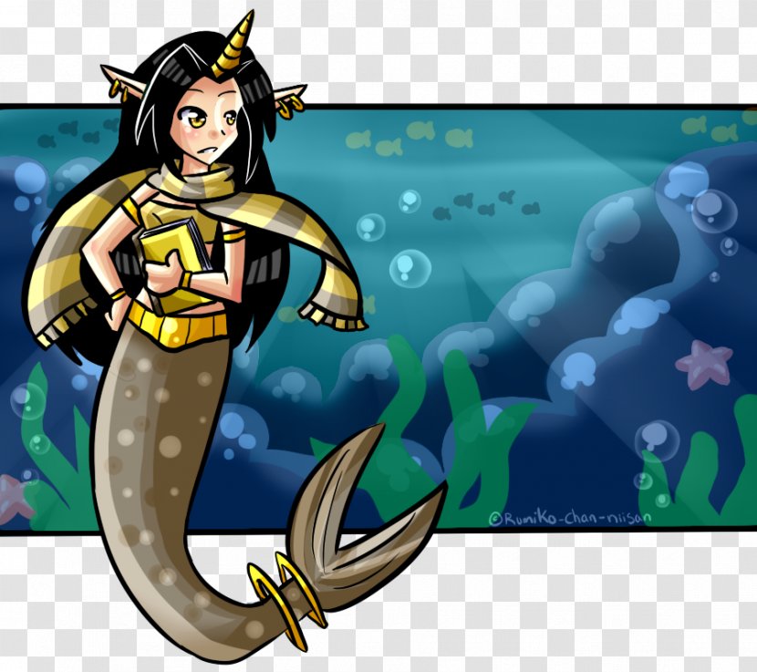 Fiction Art Mermaid - Organism - Under Sea Transparent PNG