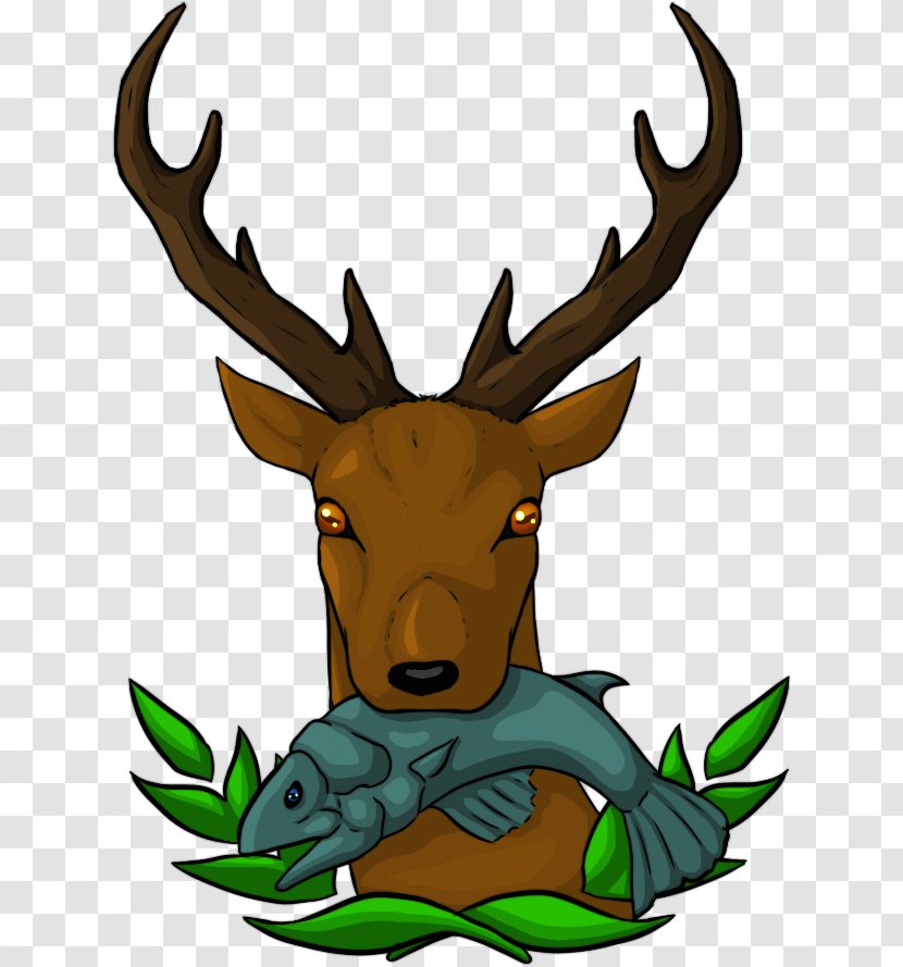 Reindeer Elk Clip Art Illustration Antler Transparent PNG