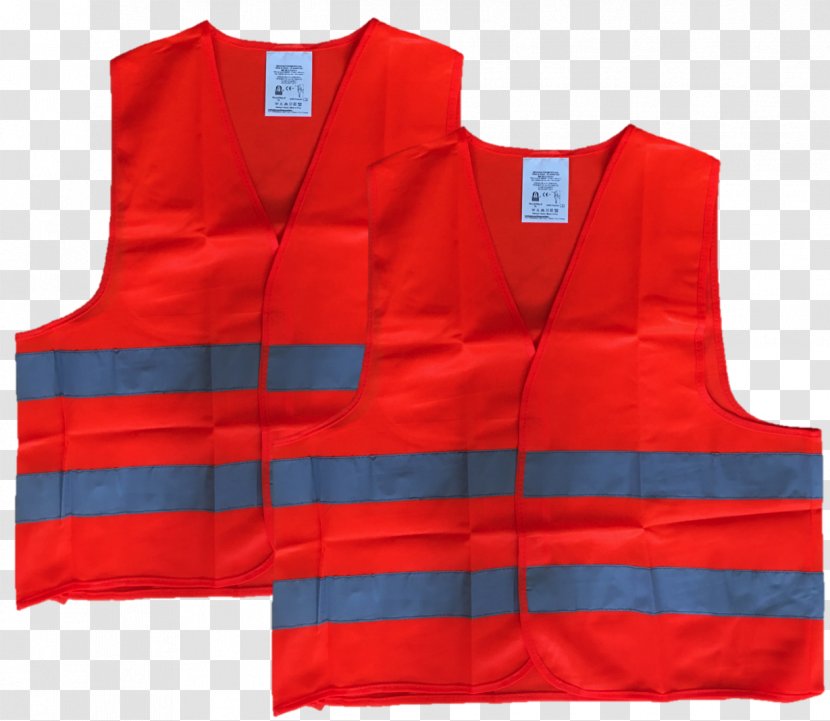 Gilets Sleeveless Shirt Personal Protective Equipment - Electric Blue - Reflective Safety Vest Transparent PNG