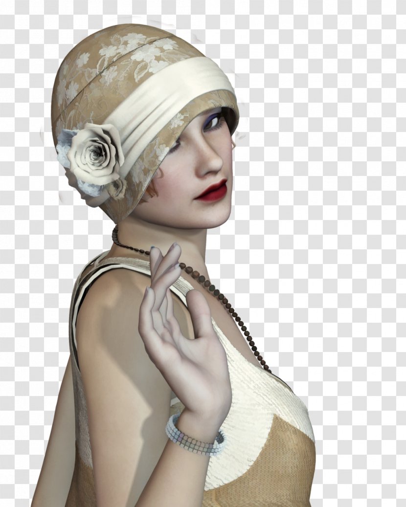 Shoulder Hat - Hair Accessory - Victorian Woman Transparent PNG