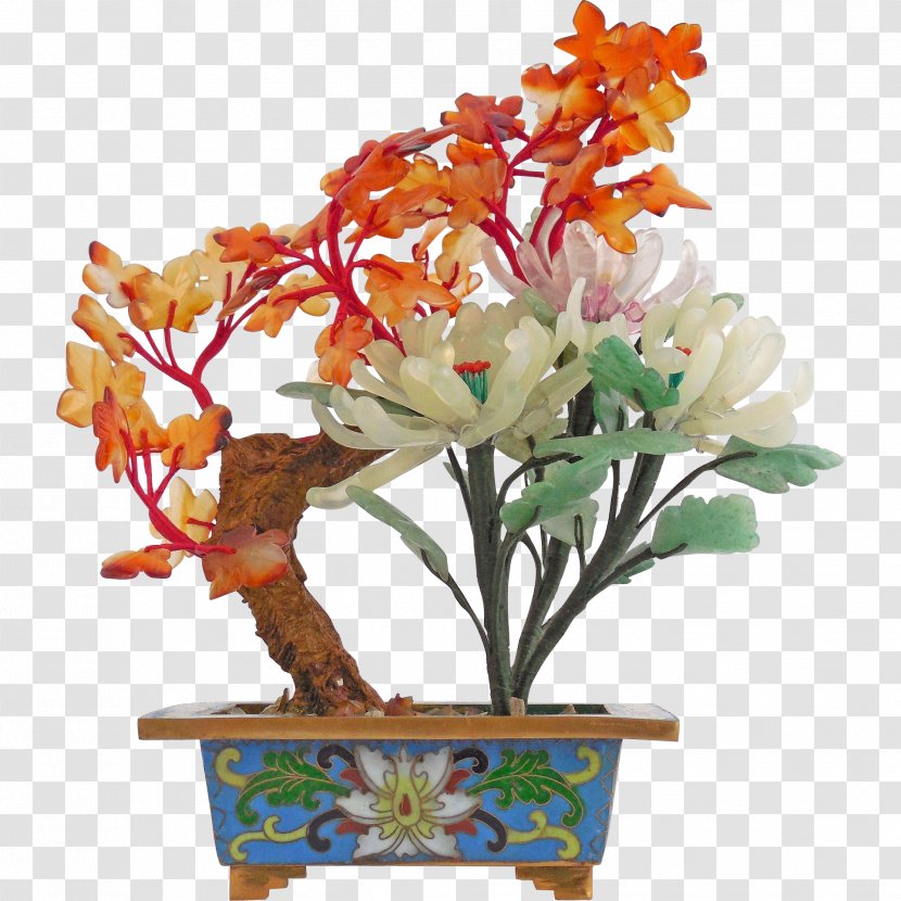 Floral Design Flowerpot Artificial Flower Cut Flowers - Houseplant - Jade Transparent PNG