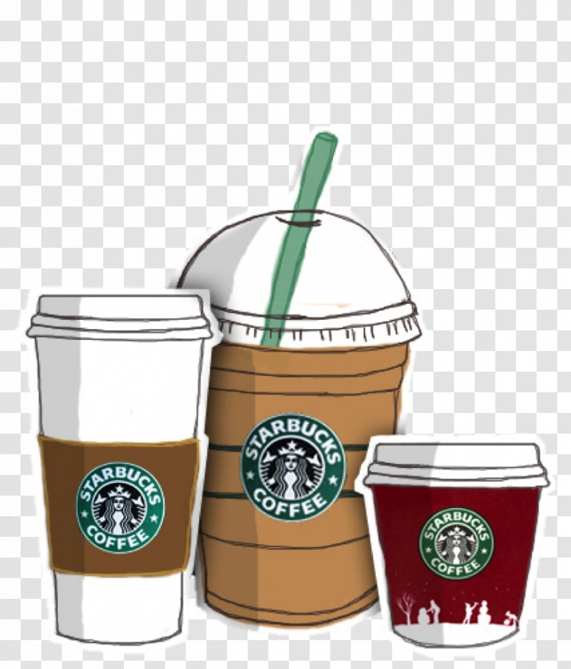 Starbucks Coffee Drawing Frappuccino - Mug Transparent PNG