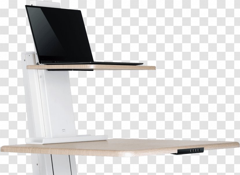 Standing Desk Sit-stand Computer - Shelf Transparent PNG