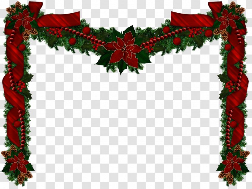 Garland Christmas Day Clip Art Wreath Transparent PNG