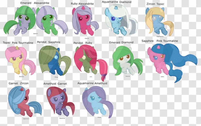 Pony Birthstone Zodiac Gemstone Alexandrite - Flower Transparent PNG