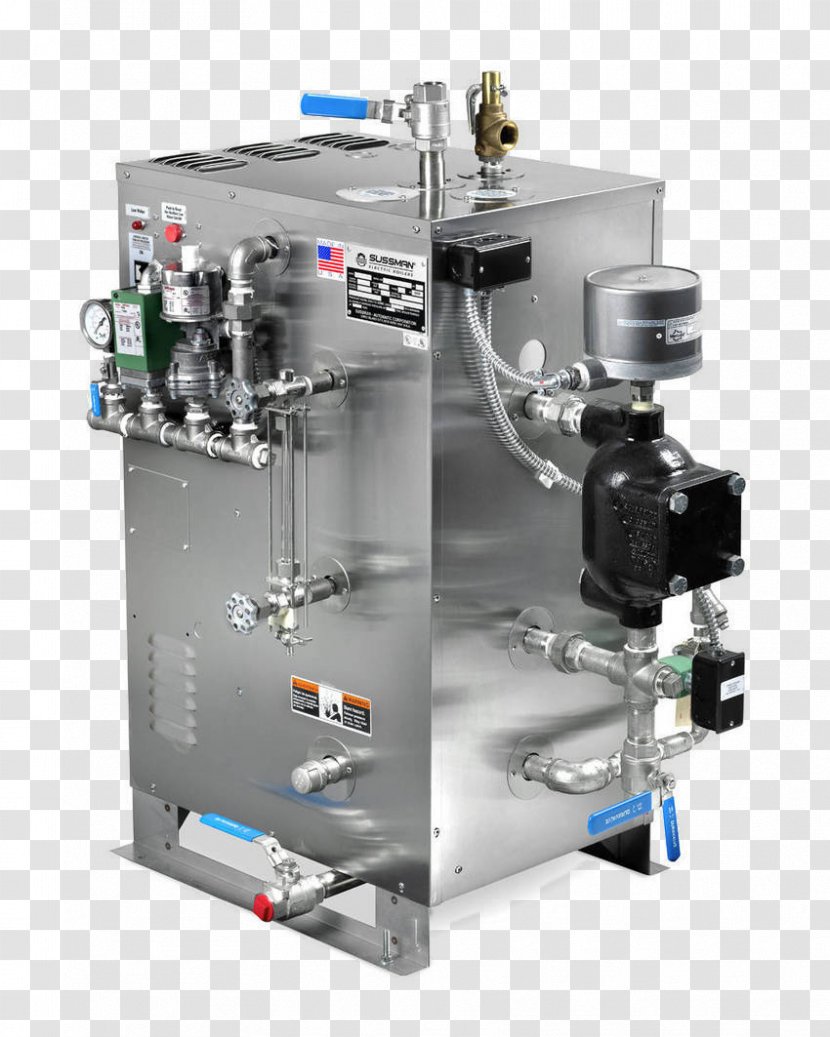 Electric Steam Boiler Sussman Boilers Electricity Manufacturing - Machine - Water Transparent PNG