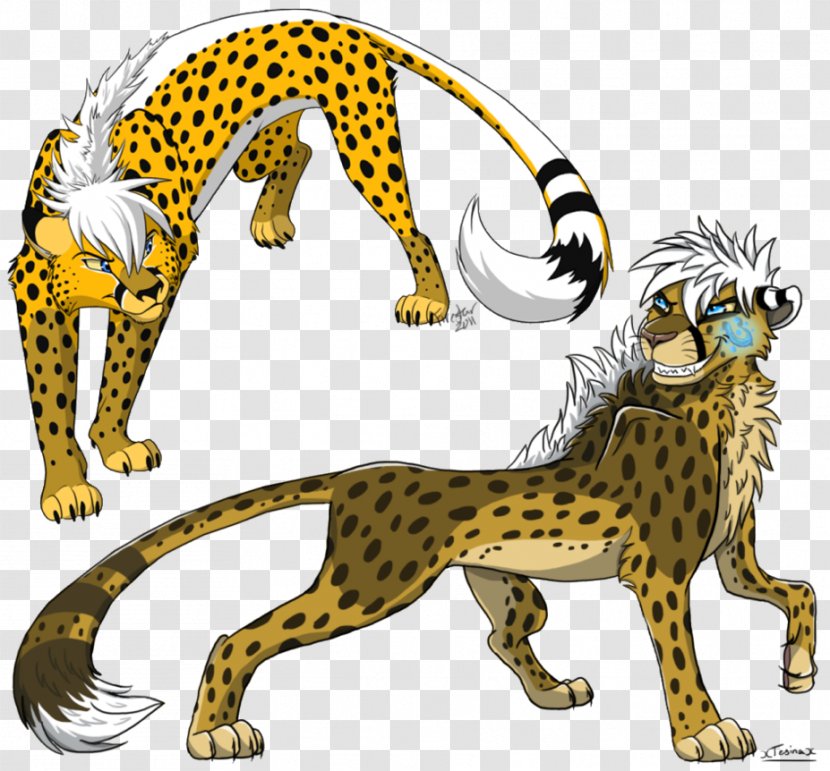 Cheetah Lion Felidae Cat Clip Art - Animal Transparent PNG