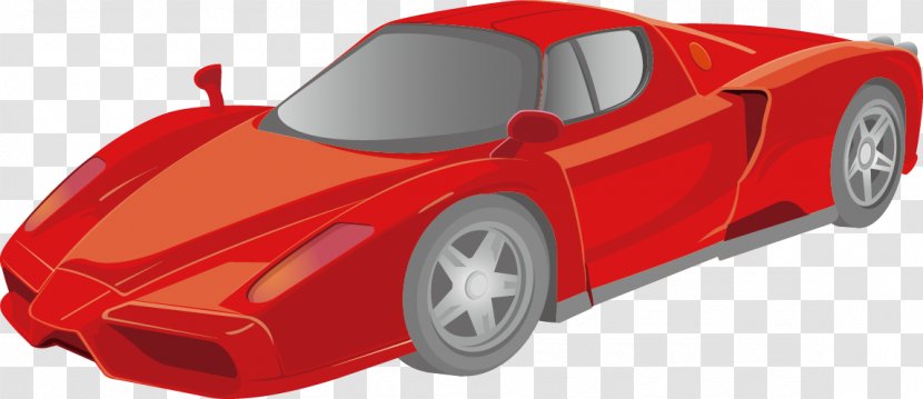 Lotus Cars Sports Car Illustration - Vehicle - Red Transparent PNG