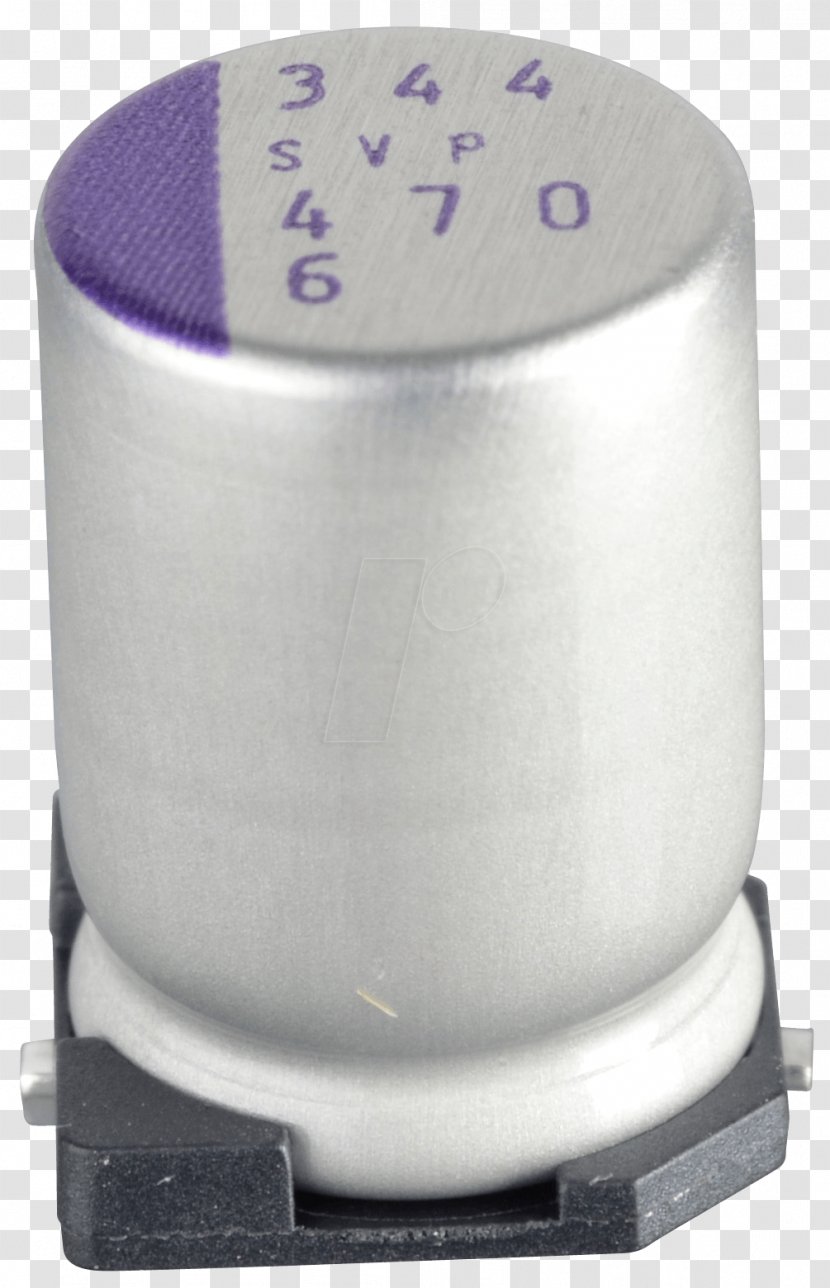 Aluminum Electrolytic Capacitor Panasonic Surface-mount Technology Microfarad - Electrolysis - Passivity Transparent PNG