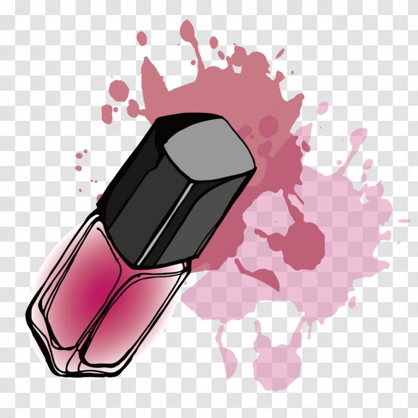 T-shirt Drawing Illustration - Top - Lipstick Transparent PNG
