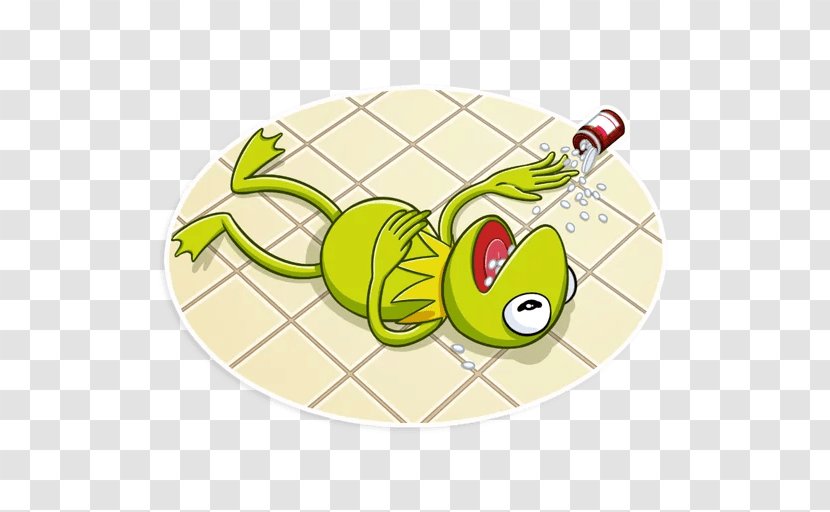 Kermit The Frog Stickers Violette Telegram - Plains Brown Tree Transparent PNG