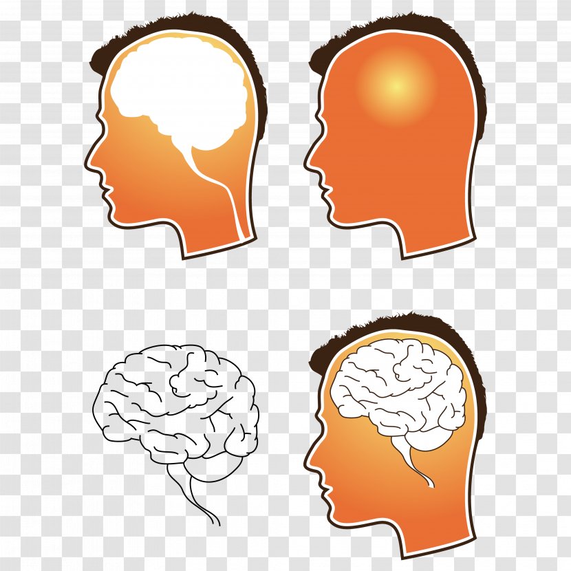 Human Brain Clip Art - Watercolor Transparent PNG