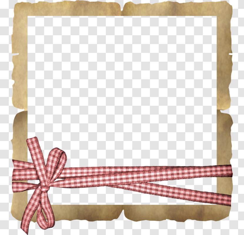 Paper Icon - Pretty Red Bow Frame Transparent PNG
