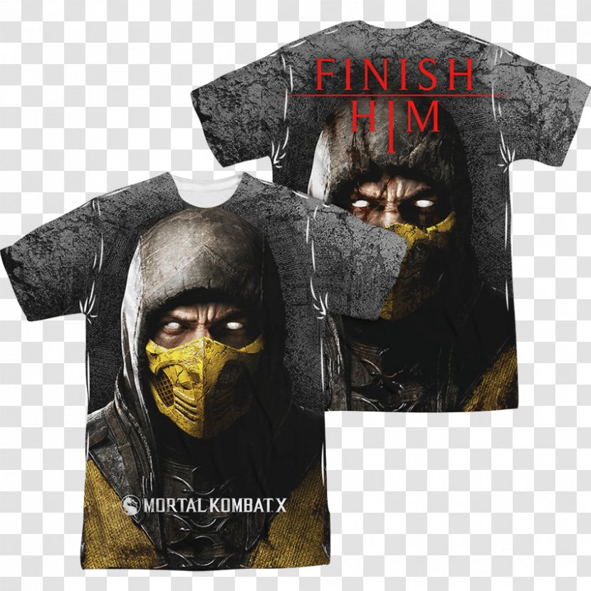 T-shirt Mortal Kombat X Scorpion Sub-Zero Shao Kahn - T Shirt Transparent PNG