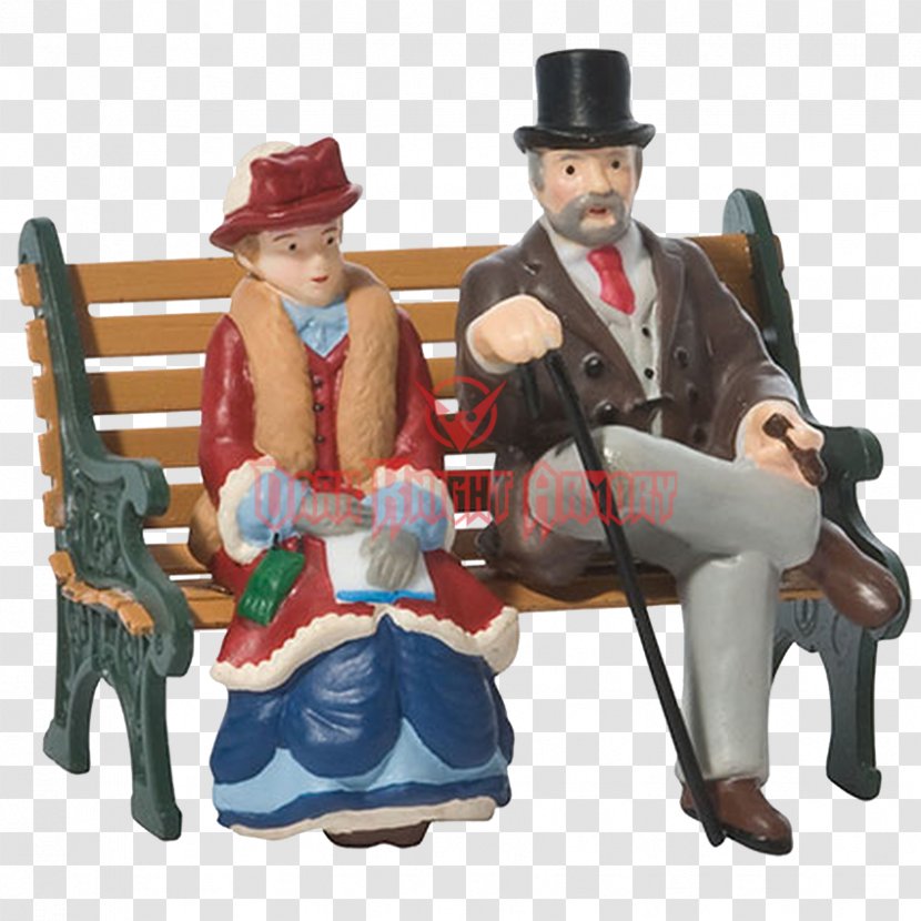Department 56 Dickens Village Relaxing In Regent's Park Read Figurine - Couple Relax Transparent PNG