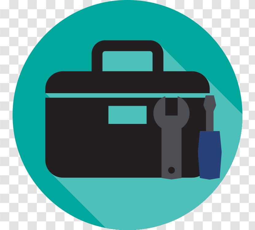 Suitcase Cartoon - Turquoise - Luggage And Bags Material Property Transparent PNG