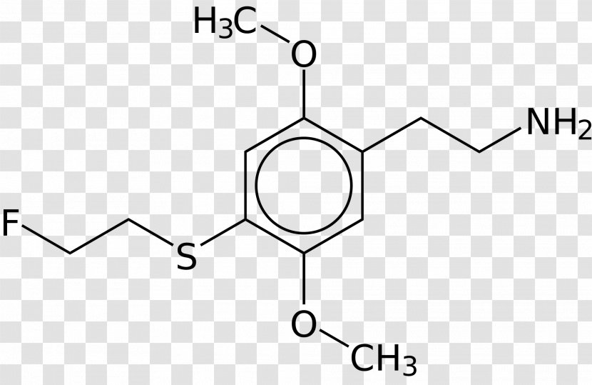 2C-B-FLY 2,5-Dimethoxy-4-bromoamphetamine 25B-NBOMe - Drawing - Molecule Transparent PNG