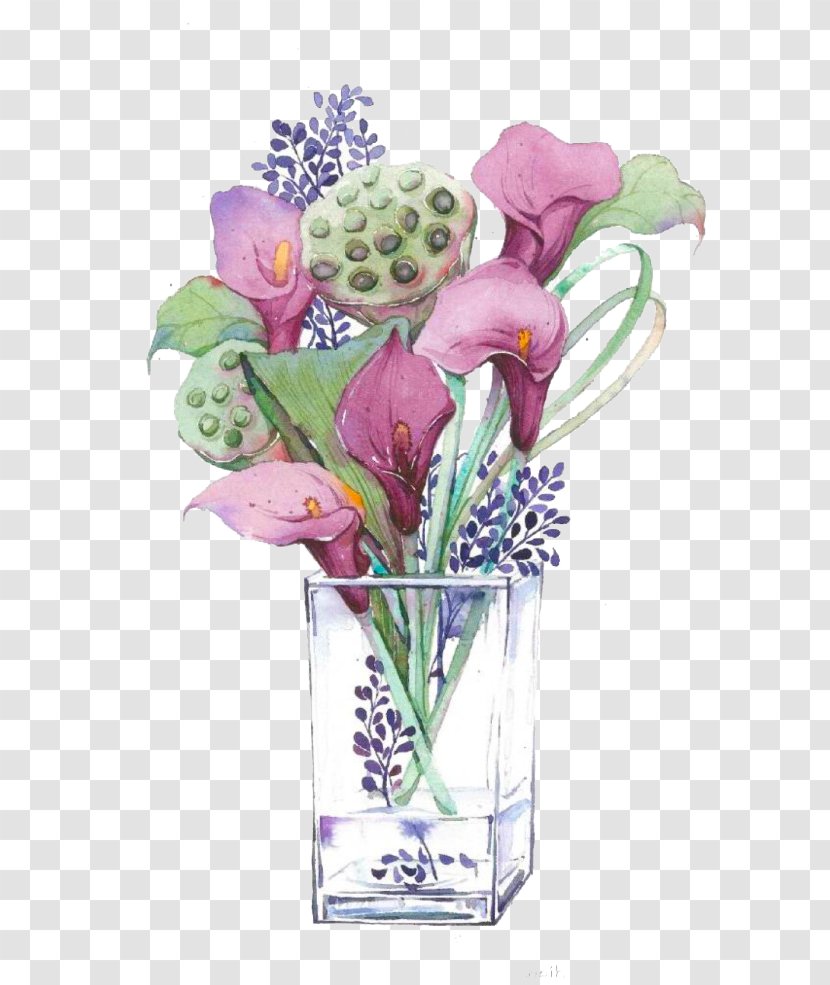 Painting Icon - Flower - Bouquet Of Flowers Transparent PNG