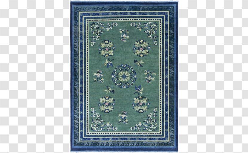 Needlework Geisha Carpet - Blue - Gesù Transparent PNG