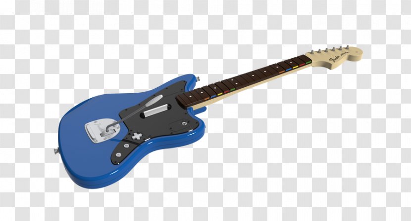 Rock Band 4 Electric Guitar Controller Fender Jaguar Transparent PNG