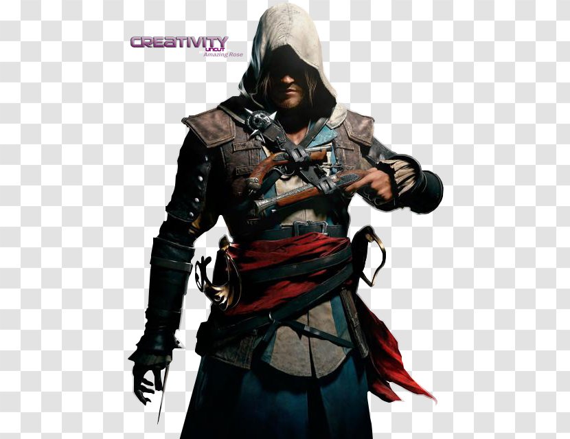 Assassin's Creed IV: Black Flag III Creed: Pirates Unity Edward Kenway - Action Figure - Assassins Transparent PNG
