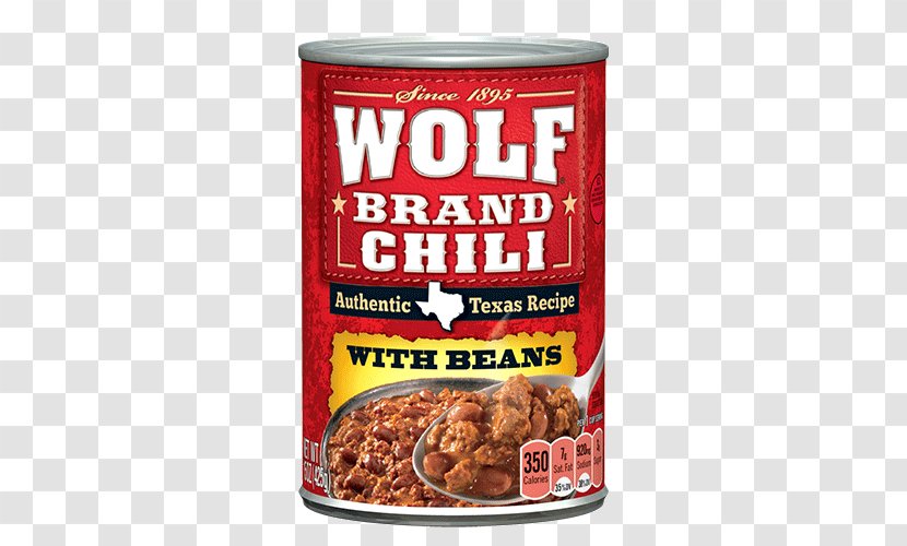 Chili Con Carne Hot Dog Wolf Brand Food Kroger Transparent PNG
