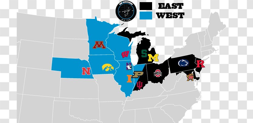 NCAA Division I Football Bowl Subdivision Big Ten Conference Men's Basketball 2018 Season Athletic - Network - 10 Divisions Transparent PNG