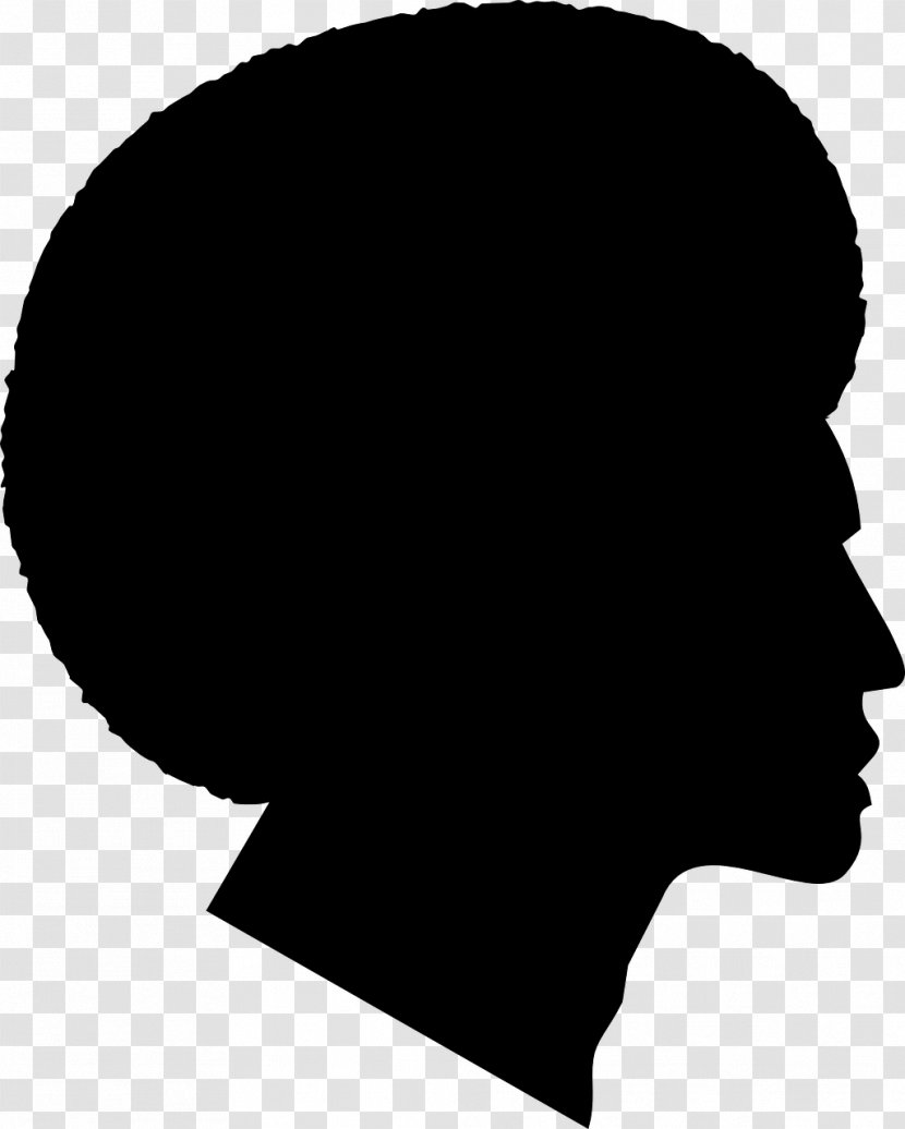 Silhouette Afro Black Clip Art - Nose Transparent PNG