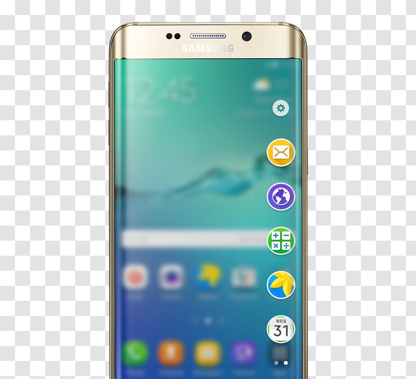 Smartphone Samsung Galaxy S6 Edge Feature Phone - S Series Transparent PNG