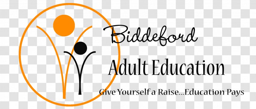 Logo Biddeford Adult Education Brand Product Font - Area Transparent PNG