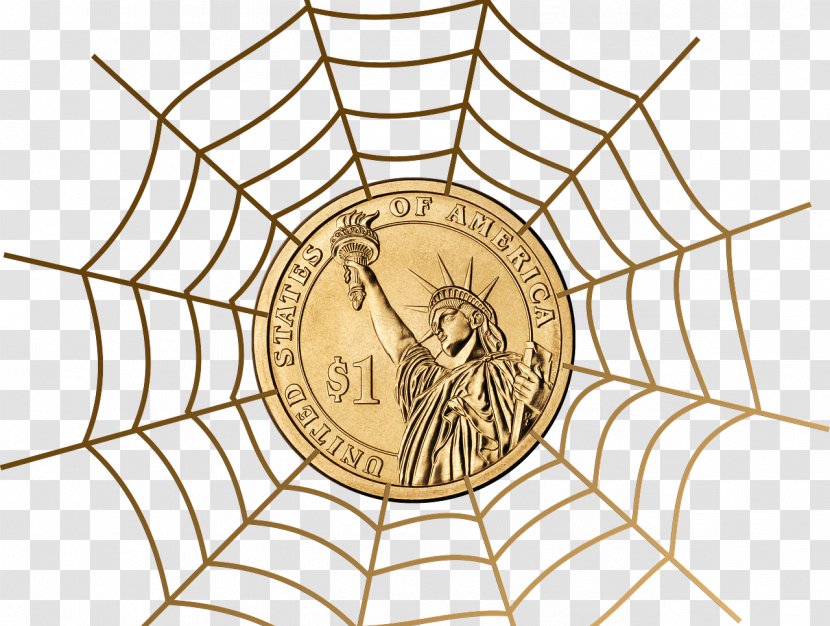 Spider Web Clip Art - Material - Dollar Transparent PNG