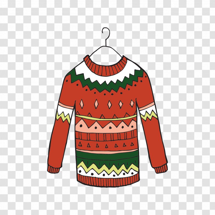 Christmas Jumper Sweater Clip Art - Fotosearch Transparent PNG