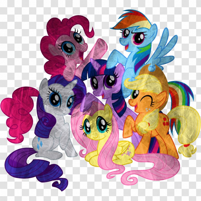 Rarity Twilight Sparkle Pony Rainbow Dash Pinkie Pie - Applejack - My Little Transparent PNG