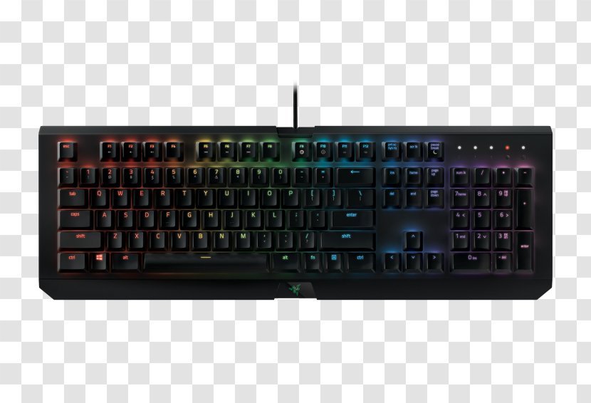 Computer Keyboard Mouse Razer BlackWidow X Chroma Blackwidow Tournament Edition Gaming Keypad - Technology Transparent PNG