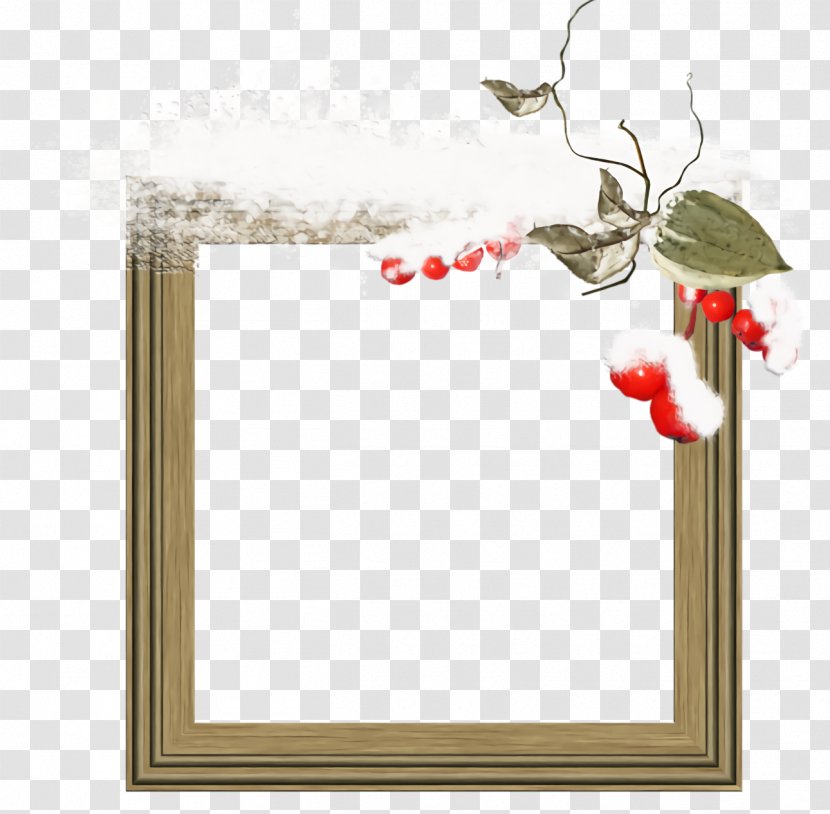 Christmas Frame Border Decor - Rectangle - Flower Transparent PNG