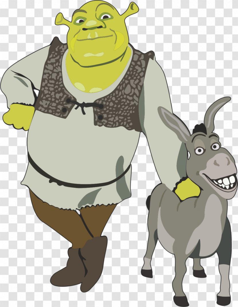 Donkey YouTube Shrek Film Series - Cattle Like Mammal Transparent PNG