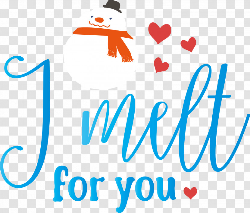 I Melt For You Snowman Transparent PNG