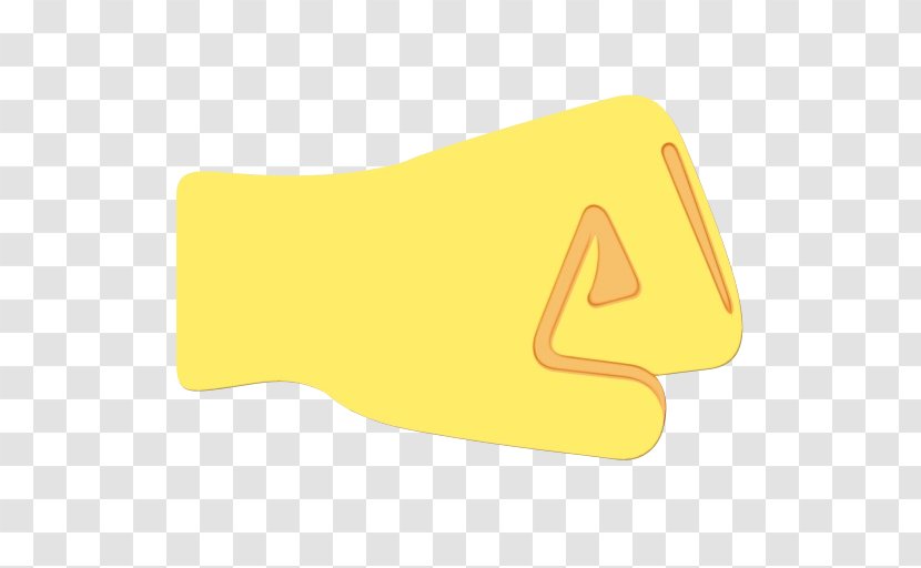 Fist Bump Emoji - Hand - Material Property Yellow Transparent PNG