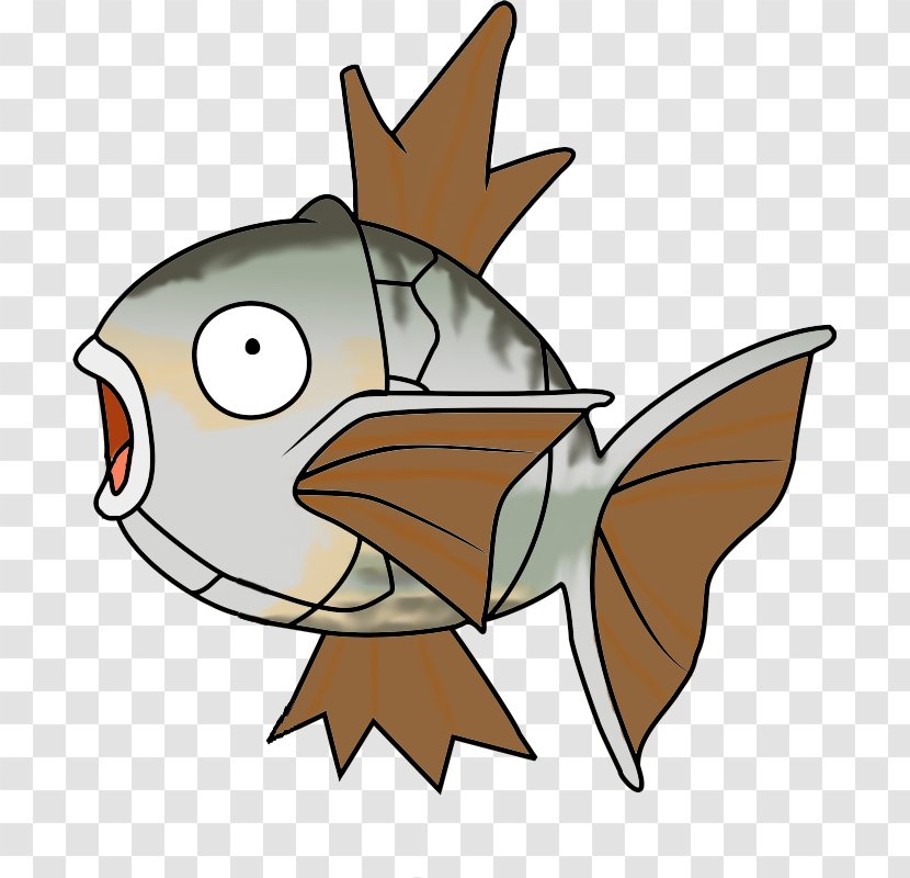 Magikarp Pokémon Fish Clip Art - Seafood - Pokemon Transparent PNG